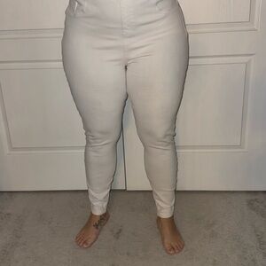SPANX White High-Waisted Pants